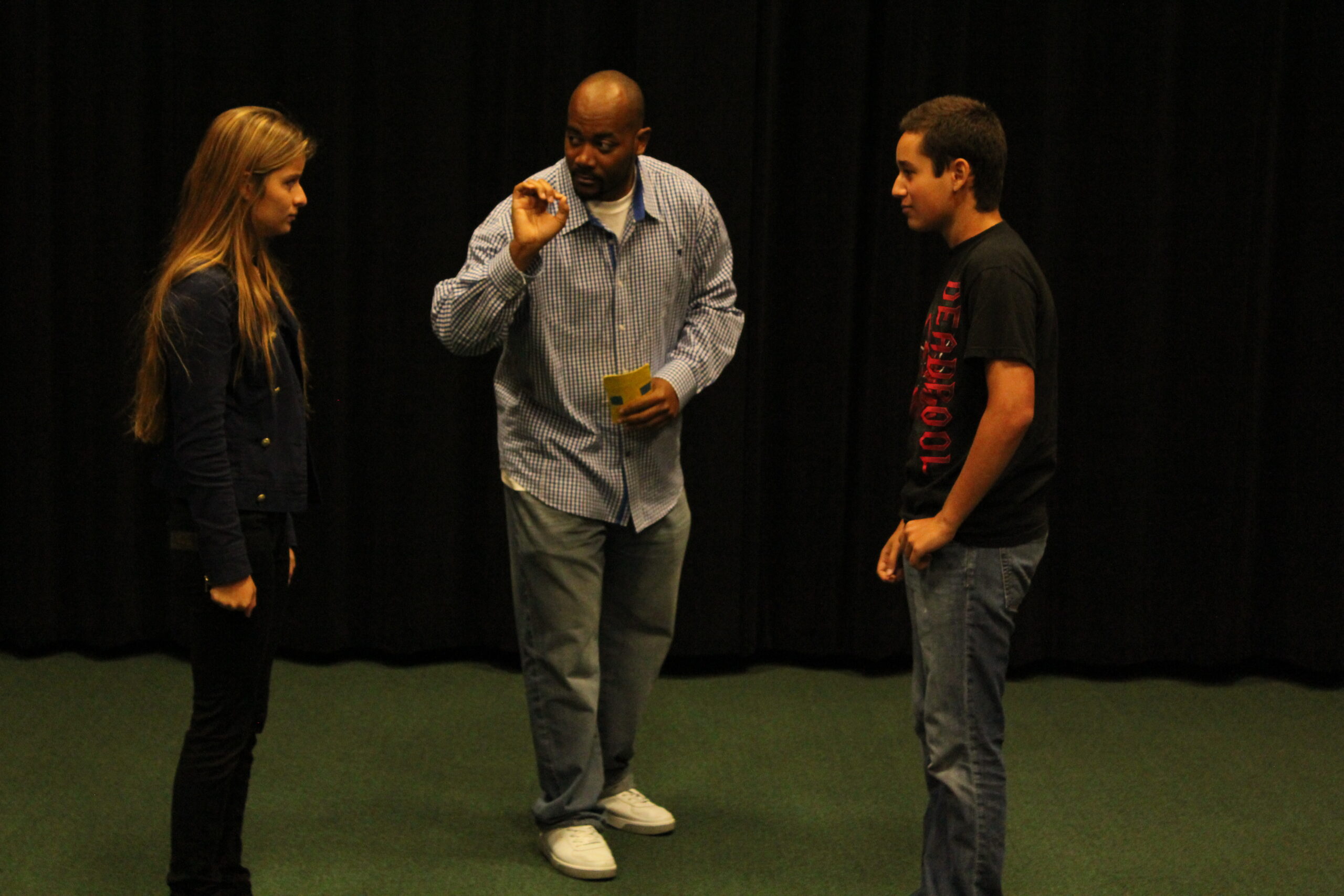 Tavares Beverly running team building exercises at a corporate workshop