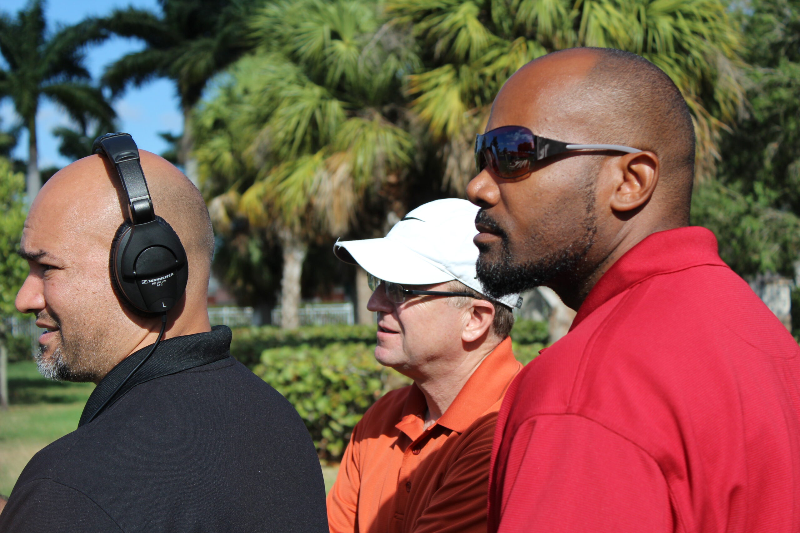 Tavares Beverly directing on location at a video production set